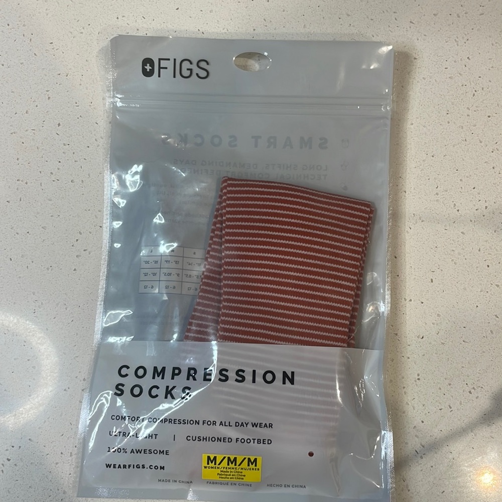 BRAND NEW in Bag compression socks. Never Worn.